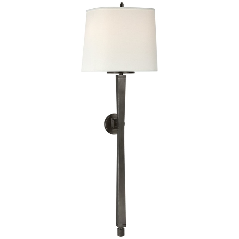 Two Light Wall Sconce from the Edie Collection in Bronze Finish by Visual Comfort Signature