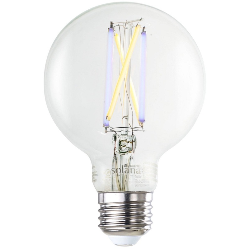 8 Watt G25 LED, Clear, 800  Lumens, E26 base, 120 Volt Light Bulb by Bulbrite