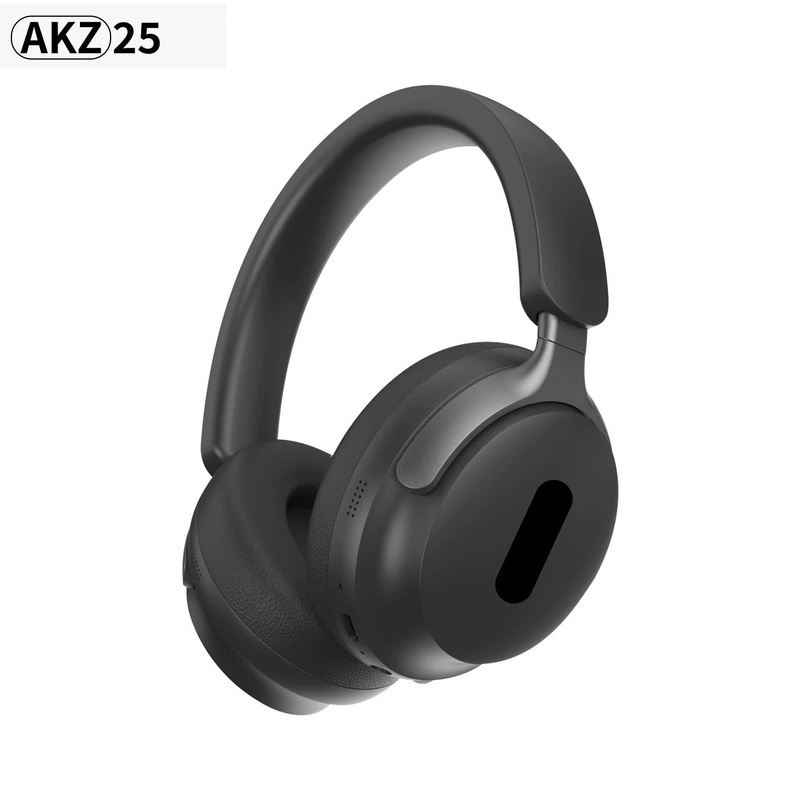 AKZ 25 Wireless Over-Ear Headphones – Bluetooth 5.3, Hi-Fi Audio, Noise-Isolating, Long Battery Life(Black)