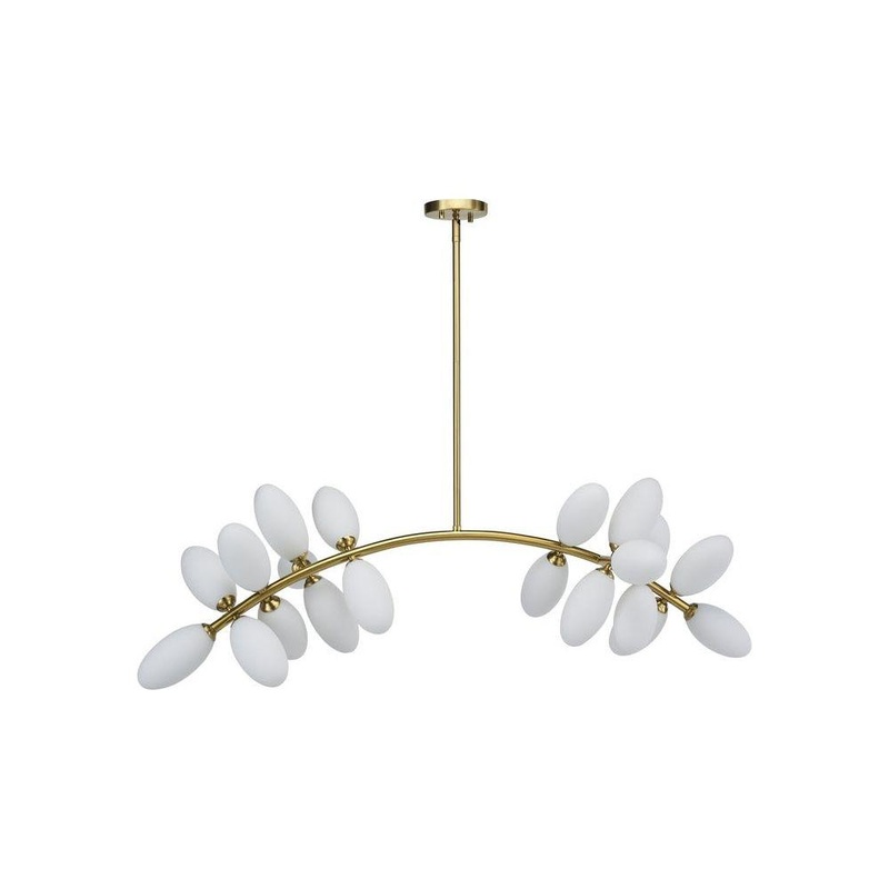 Arc 20-Light Chandelier Gold