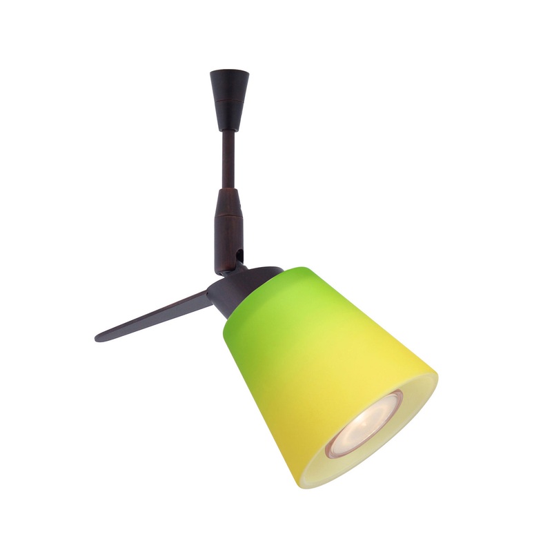 Besa SP-5042GY-BR Canto One Light Spotlight Bronze