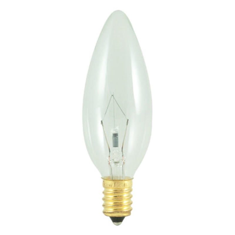 Bulbrite 400425 Torpedo Light Bulb Clear