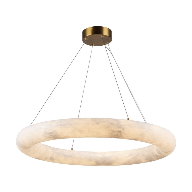 Camila Ring Chandelier – Brushed Brass / 27.00