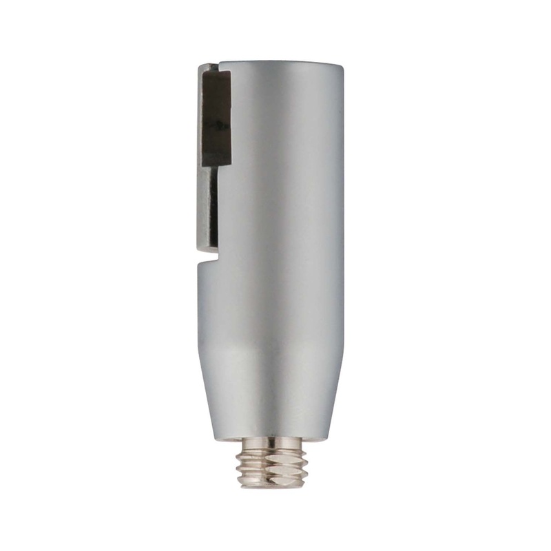 Rail Adapter from the Monorail Components Collection in Satin Nickel Finish by Besa