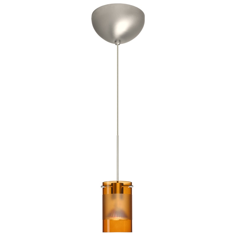 Besa 1XC-6524EG-SN Scope One Light Pendant Satin Nickel