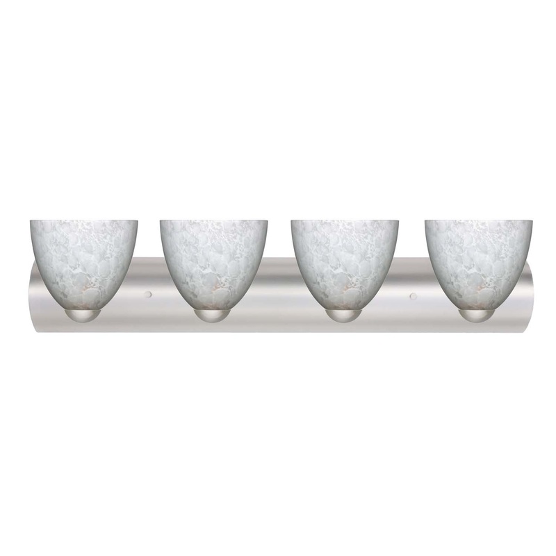 Besa 4WZ-757219-SN Sasha Four Light Wall Sconce Satin Nickel (Discontinued)