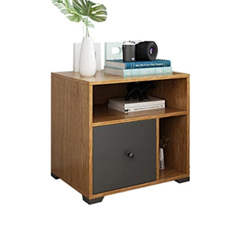 Comodino Camera da Letto Semplice Mini Cassetto Armadietto di stoccaggio Mobili Multi-Funzione Doppia Pompa Armadietto di personalit Armadietto Laterale Cuscinetto 300KG-47.8x40x50cm FANJIANI