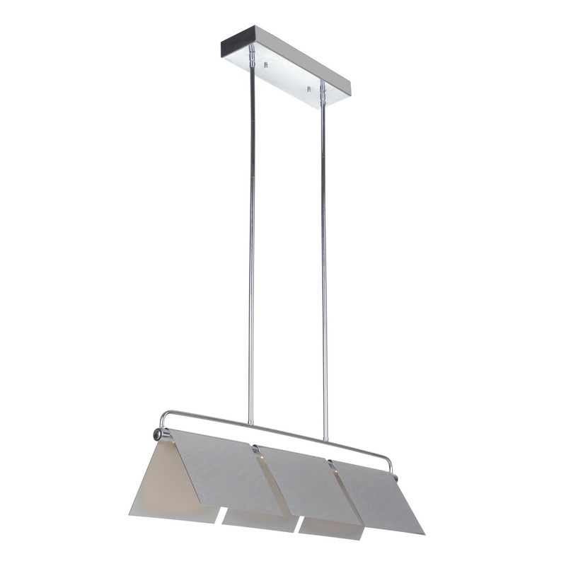 Craftmade 49573-CH-LED Tente Three Light Island Pendant Chrome (Discontinued)