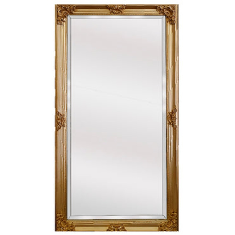 Deluxe French Provincial Ornate Mirror – Gold – X large 210cm x 110cm