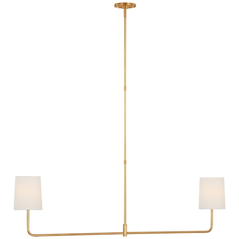 LED Chandelier from the Go Lightly Collection in Gild Finish by Visual Comfort Signature
