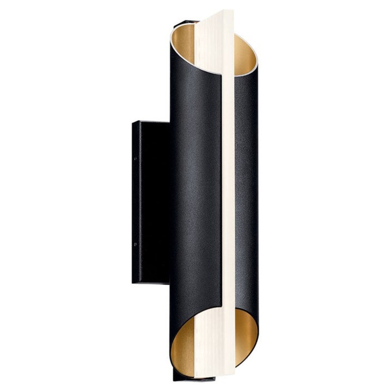 LED Outdoor Wall Mount from the Astalis Collection in Textured Black Finish by Kichler