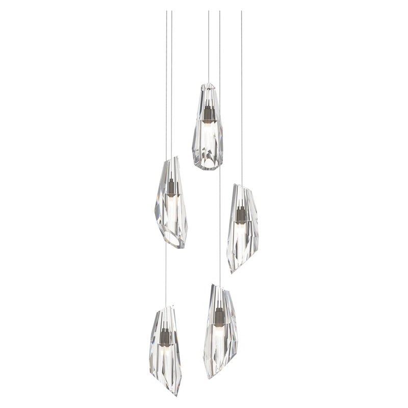 Luma 5-Light Pendant Dark Smoke