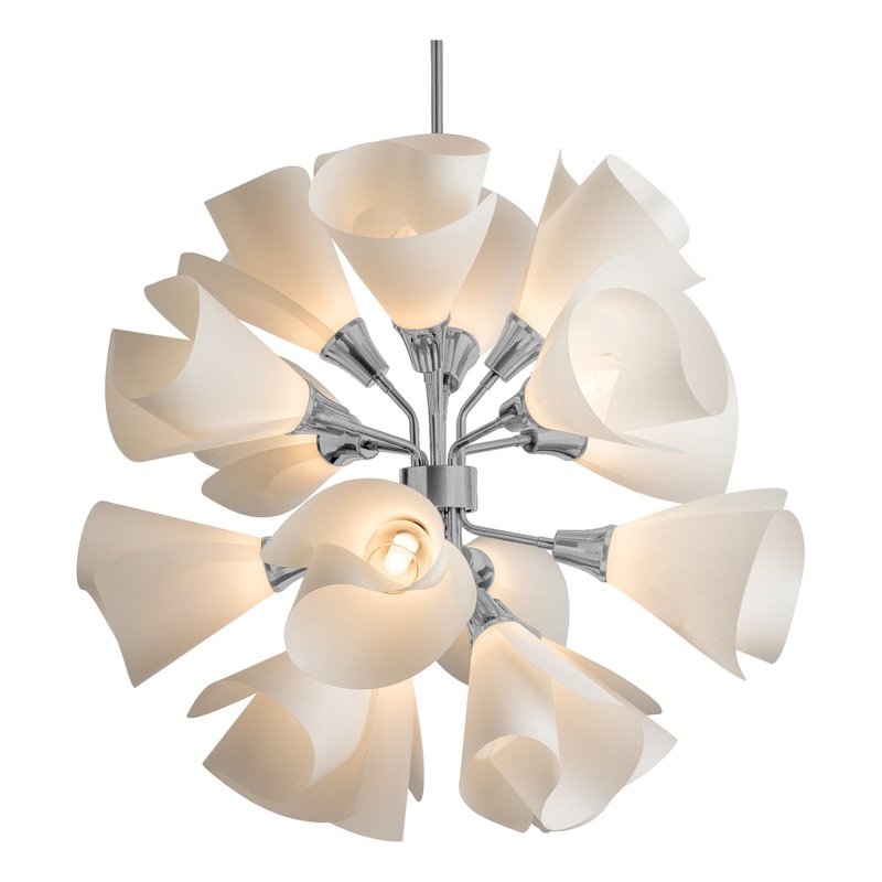 Mobius 16-Light Orb Pendant Vintage Platinum