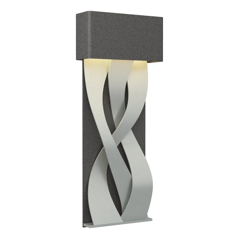 Tress Small LED Sconce Natural Iron Vintage Platinum