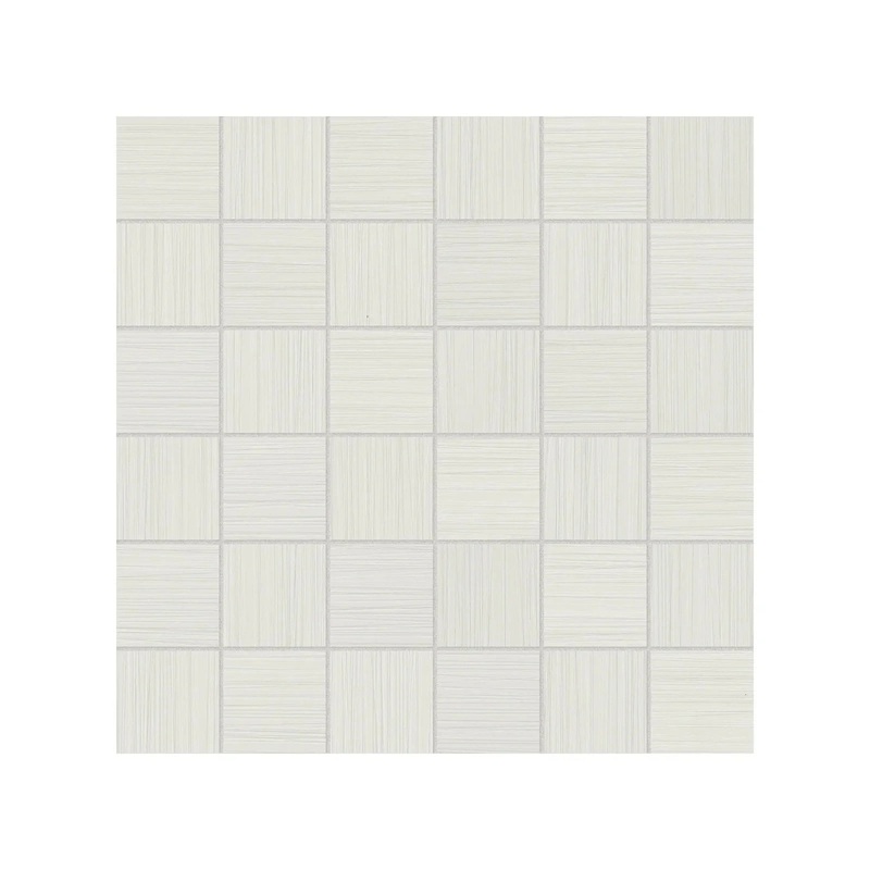 2″ x 2″ Zera Annex Bianco Matte 36 Piece Porcelain Mosaics. 1 Sheet = .96 Sq. Ft. (69-684) 2″ x