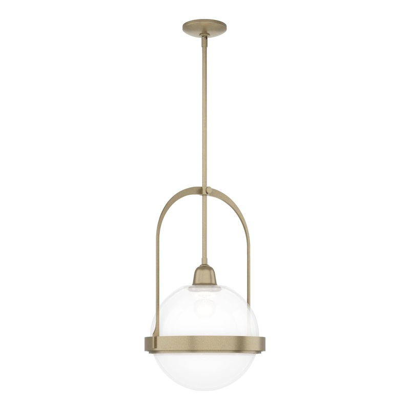 Atlas Pendant Soft Gold Opaline Glass (WF)