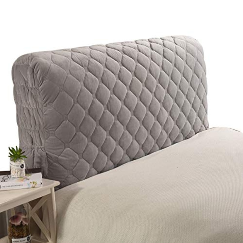 HDGZ Fodera Testata Letto Copertura Testata Letto Matrimoniale Singolo Imbottito Elastica Vello Protezione Copritestata Testata Cover Lavabile per Decorazione Camera