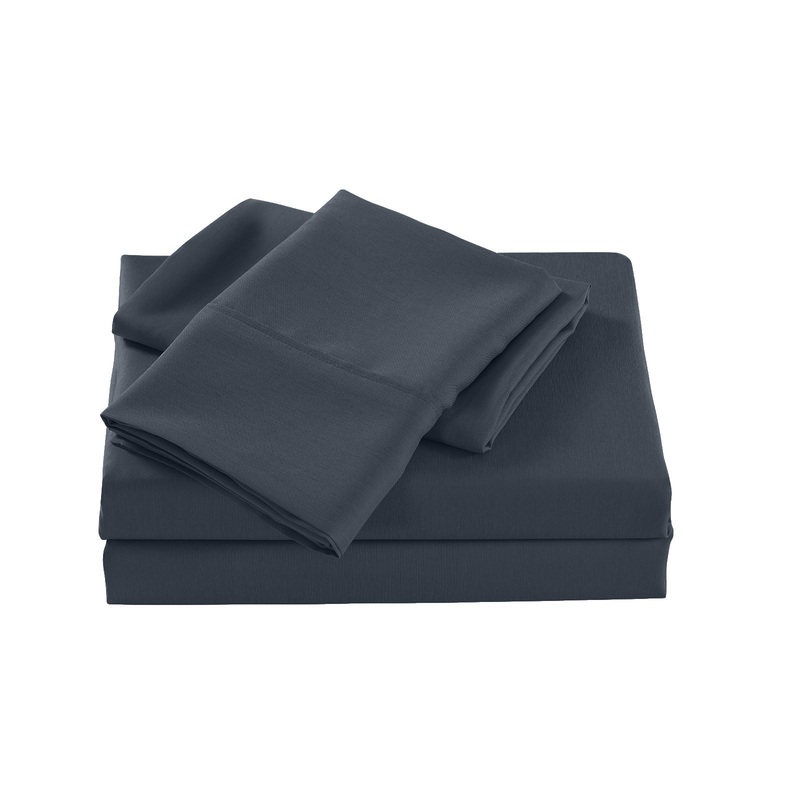 Royal Comfort 2000 Thread Count Bamboo Cooling Sheet Set Ultra Soft Bedding – Queen – Charcoal