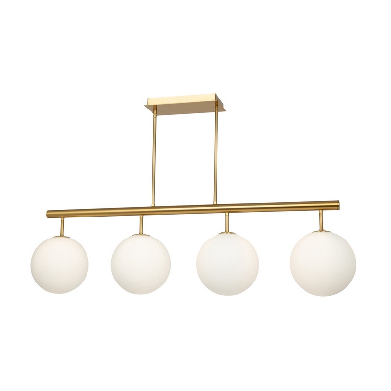 Aurelia Linear Chandelier – Brass / 43.00