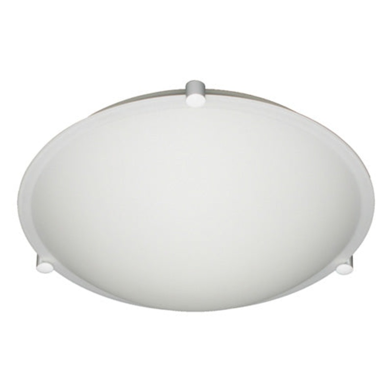 Besa 968107-WH Trio Two Light Ceiling Mount White