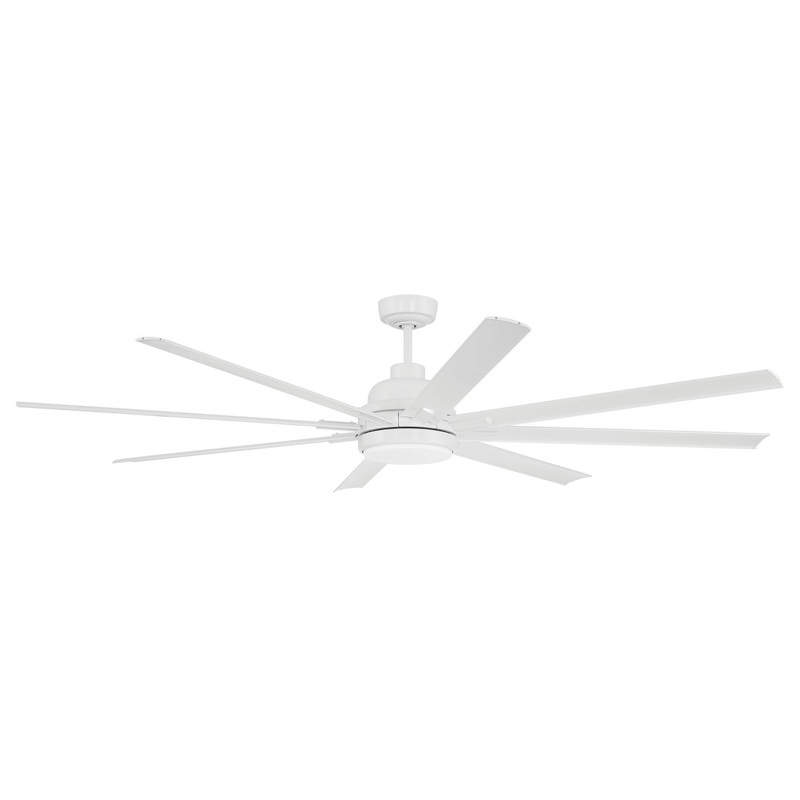 Craftmade RSH72W8 Rush 72 72″Ceiling Fan White