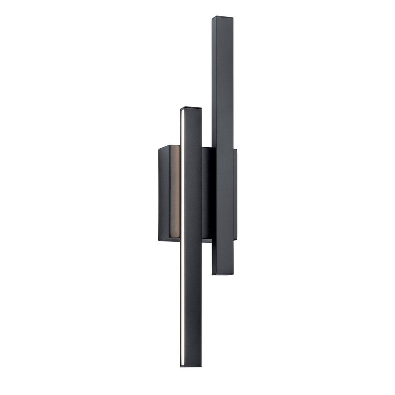 Kichler 83702MBK LED Wall Sconce, Matte Black