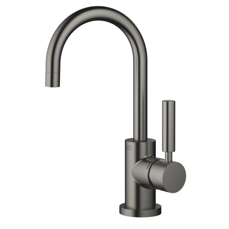 Lavatory Faucet TARA Mixer 1 Lever ADA WaterSense Brushed Dark Platinum 1.2 Gallons per Minute Pop-Up Waste 1 Hole