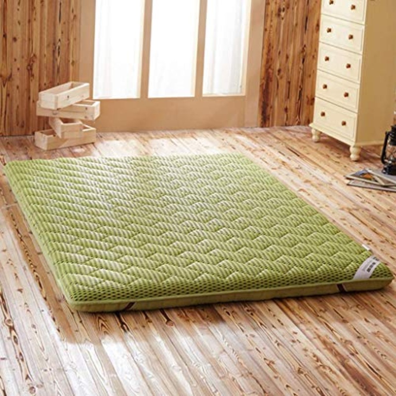 LJ Respirabile Fredda Sonno Morbida Stuoia di Tatami, Nessuna Epoca-Slip Futon A Due Piazze Coprimaterasso Materassi Copertura del Cuscino L’assorbimento di umidit Pieghevole