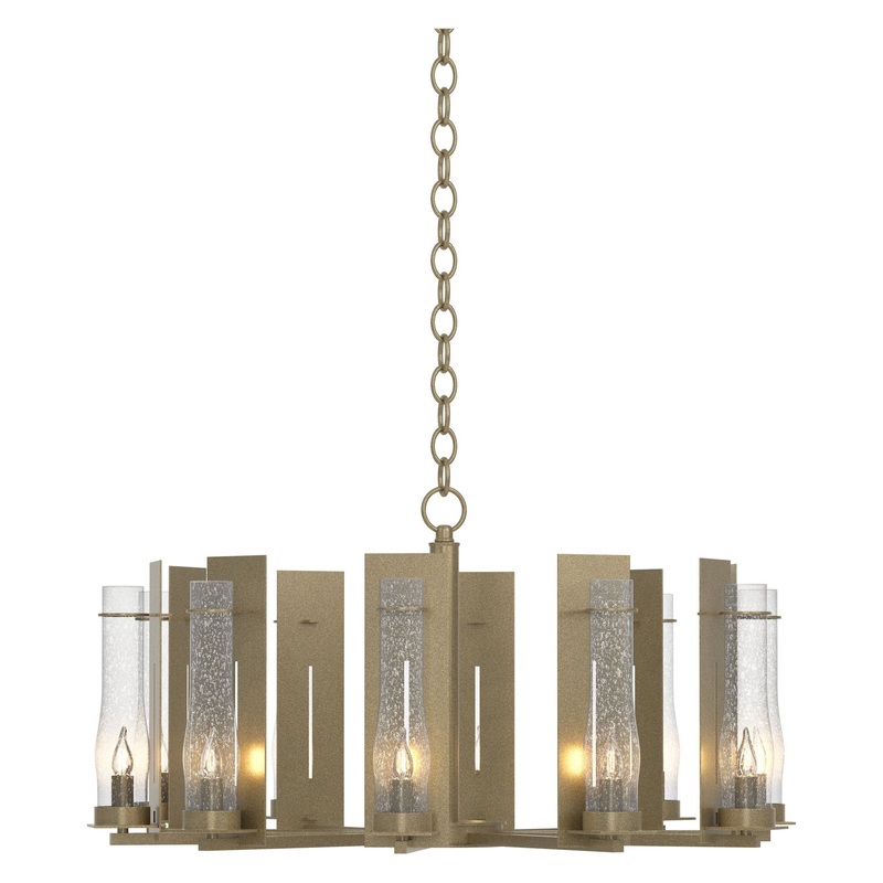 New Town 10-Arm Chandelier Soft Gold