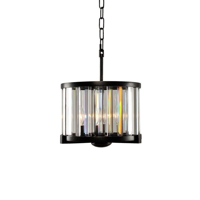 Three Light Convertible Pendant – Semi Flush Mount from the Essex Collection in Sienna Bronze Finish by Kalco