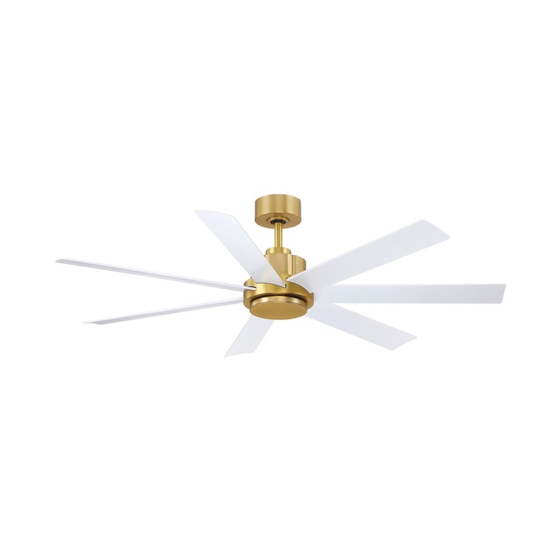 56″Ceiling Fan from the Pendry 56 Collection in Brushed Satin Brass Finish by Fanimation