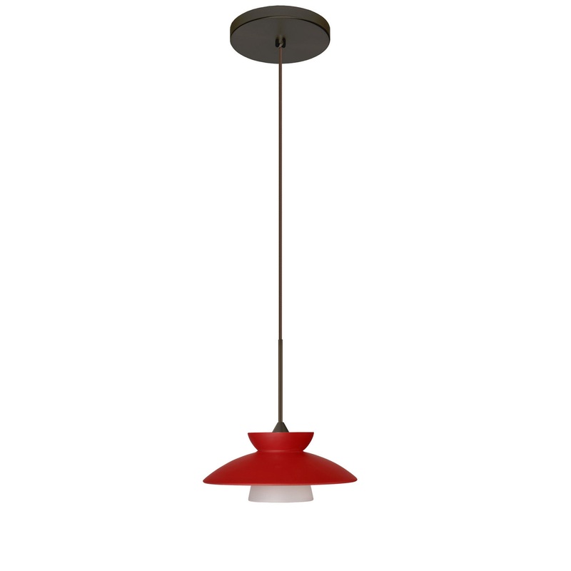 Besa 1XT-271831-BR Trilo One Light Pendant Bronze