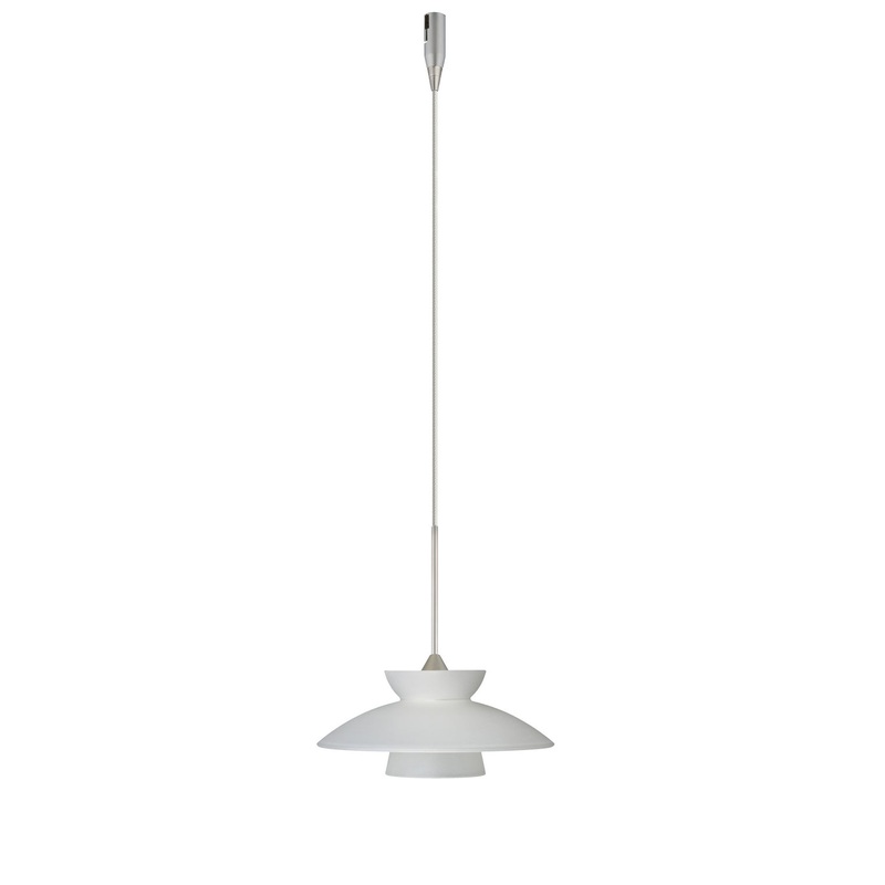 Besa RXP-271825-SN Trilo One Light Pendant Satin Nickel