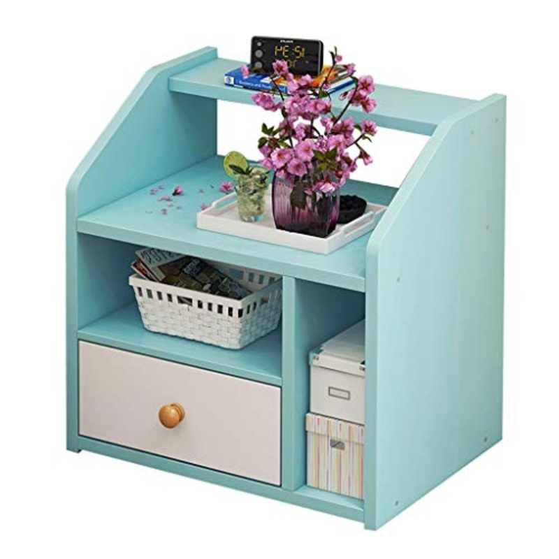 Comodino Semplice Household Addensare Soggiorno da Terra Bagno di pompaggio Corridoio Camera dell’Assemblea Multifunzione Studio Locker FANJIANI (Color : Green)