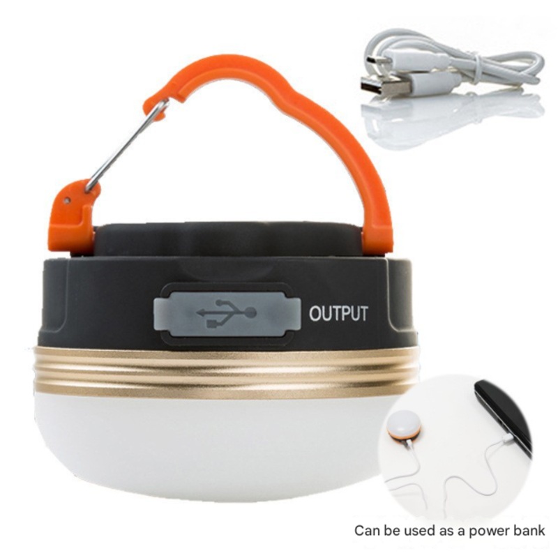 Compact Rechargeable LED Camping Lantern | 300 Lumen, 3 Modes, Magnetic Base & Power Bank Function