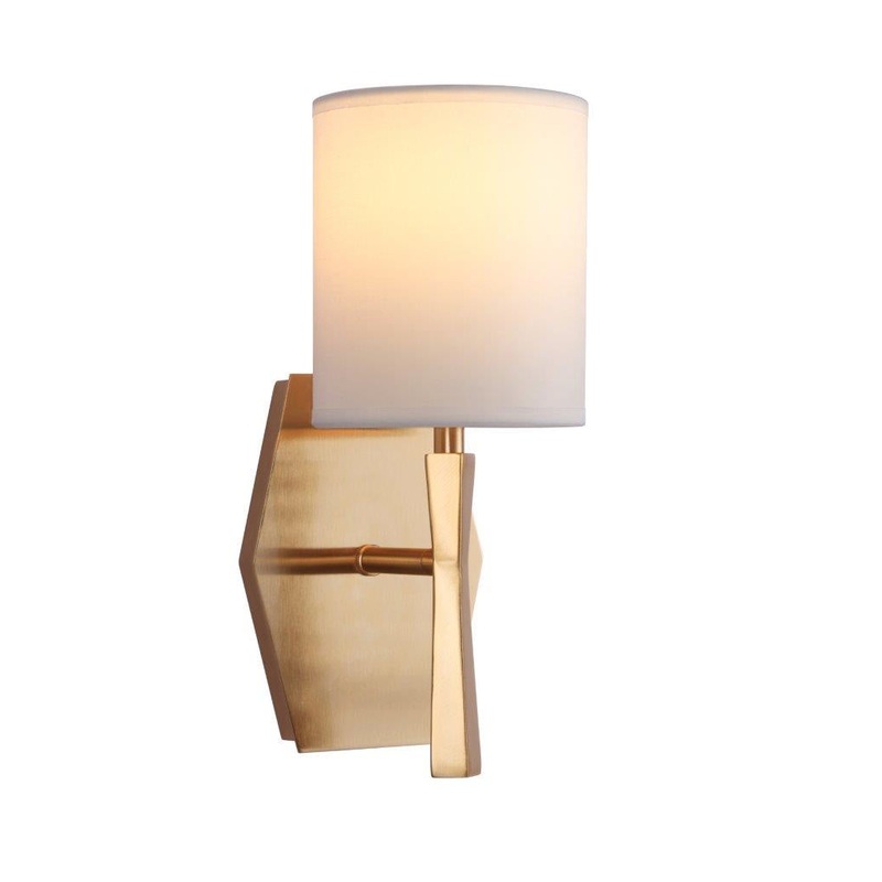 Craftmade 16005SB1 Chatham One Light Wall Sconce Satin Brass