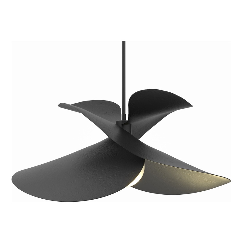 Hibiscus Large Pendant Dark Smoke