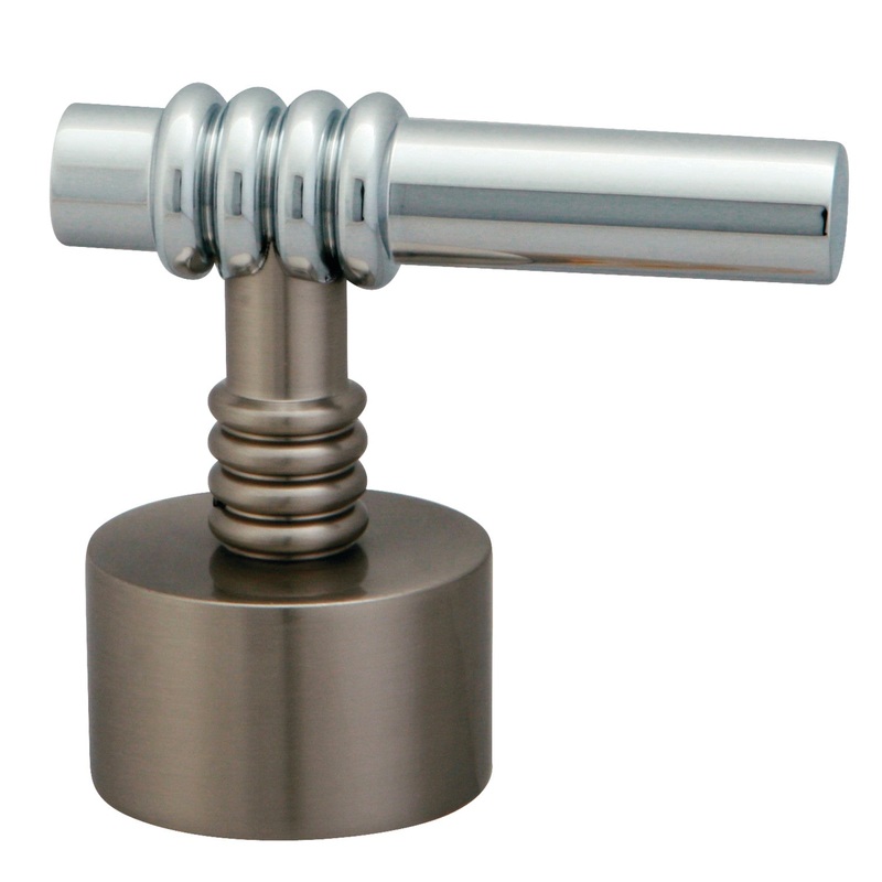 KSH2967ML Metal Lever Handle, Brushed Nickel/Polished Chrome