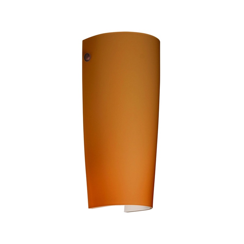 One Light Wall Sconce from the Tomas Collection in Bronze Finish by Besa
