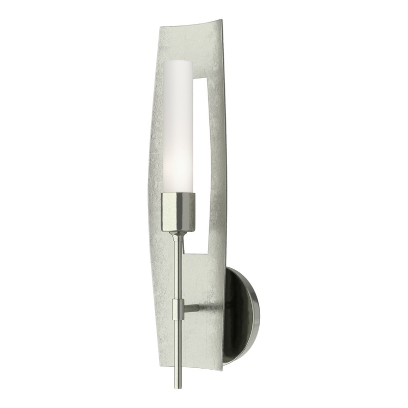 Passage 1-Light Sconce Sterling Frosted Glass (FD)