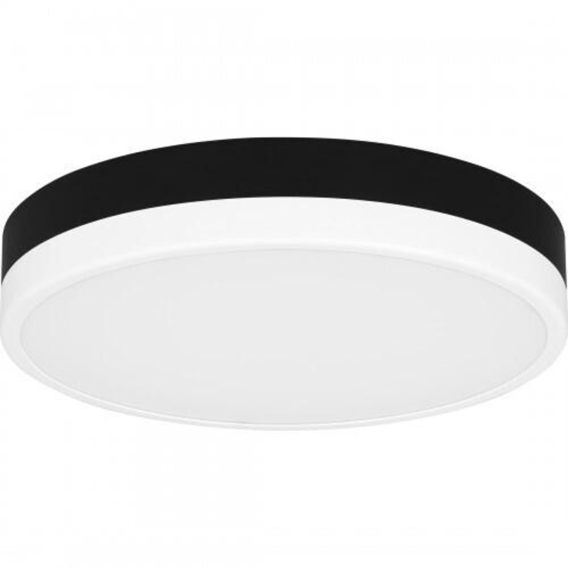 Quoizel WLN1611MBKW Weldin Flush mount led matte black white Flush Mount