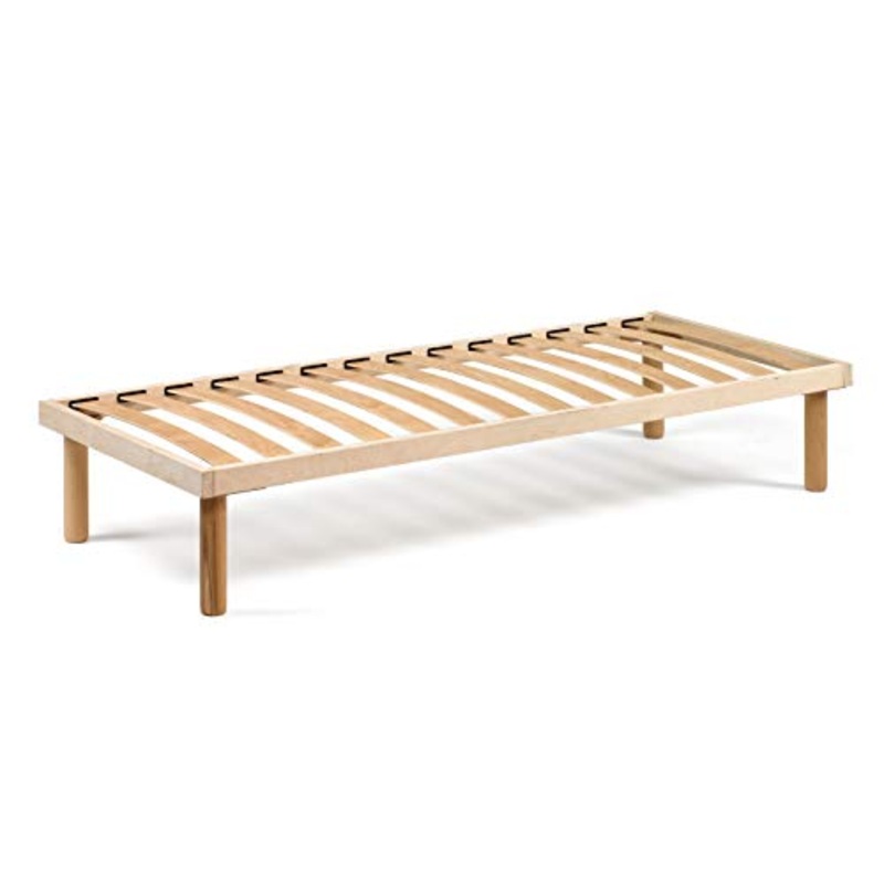 Talamo Italia Rete ortopedica Siesta in legno, adatto a letto da una piazza e mezza, 100% Made in Italy, Rete a doghe in legno, cm 120x190h31