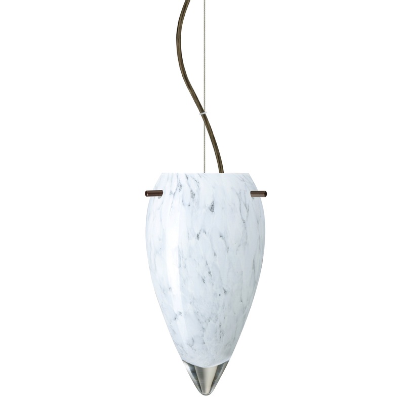 Besa 1KX-412519-BR Juli One Light Pendant Bronze (Discontinued)