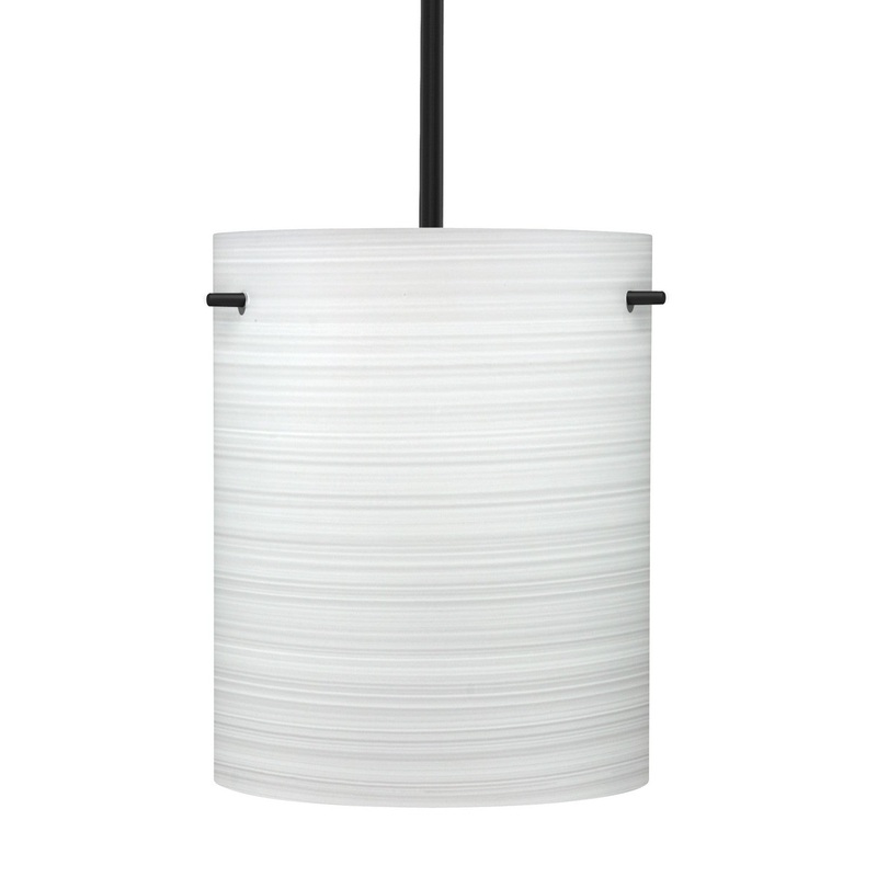 Besa 1TT-4006KR-BK Besa Tamburo 8 Stem Pendant One Light Pendant Black