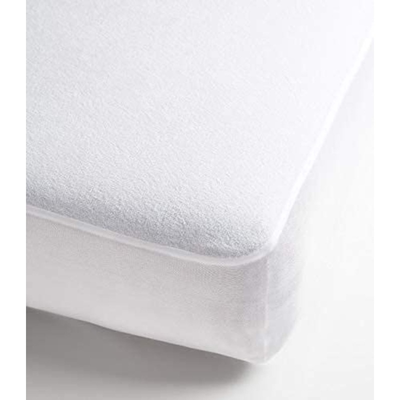 Coprimaterasso impermeabile LETTO SINGOLO 90X190 con angoli. Antiacaro antiallergico lavabile a 90