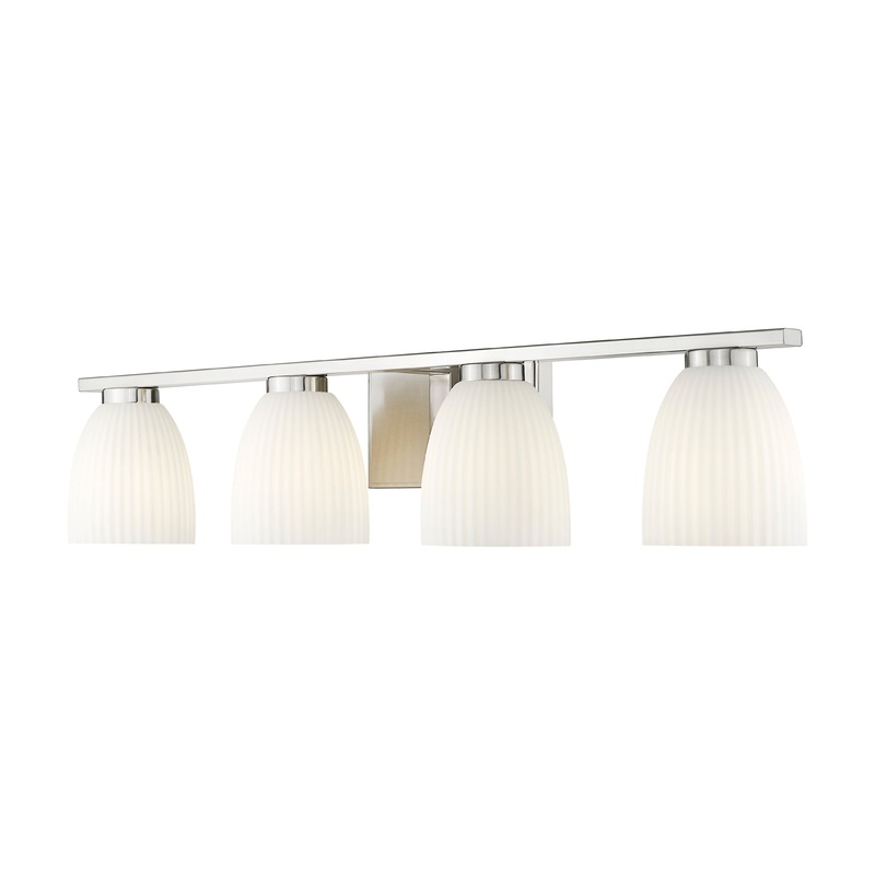 Naya 4-Light Vanity Brushed Nickel