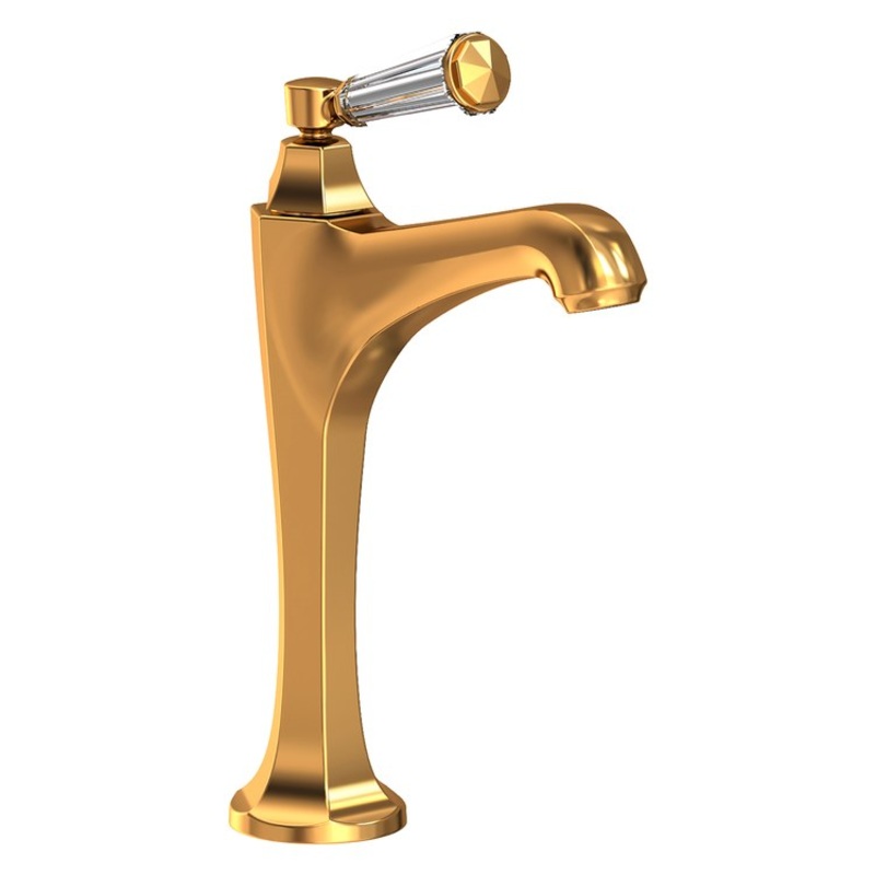 Vessel Faucet Metropole 1 Lever ADA Aged Brass 1.2 Gallons per Minute Faucet Height 11-1/2 Inch