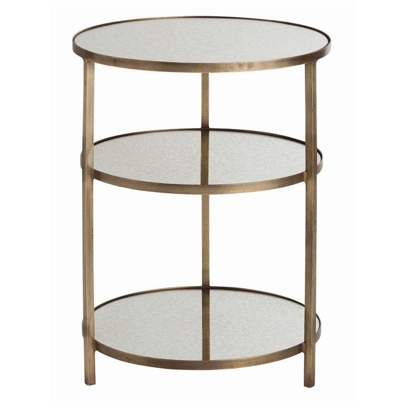 Arteriors 2032 Percy End Table Antique Brass