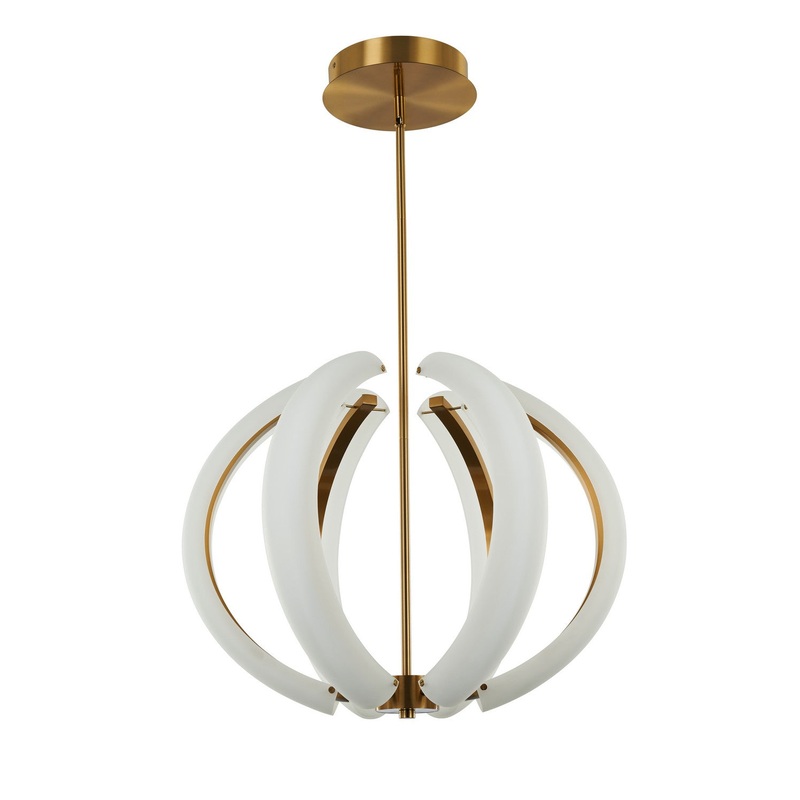 Craftmade 58890-SB-LED Unwind LED Pendant Satin Brass