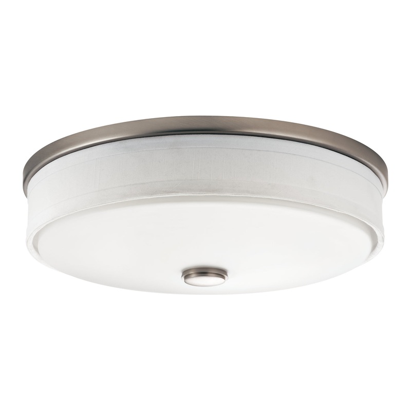 Kichler 10885NILED LED Flush Mount, Brushed Nickel